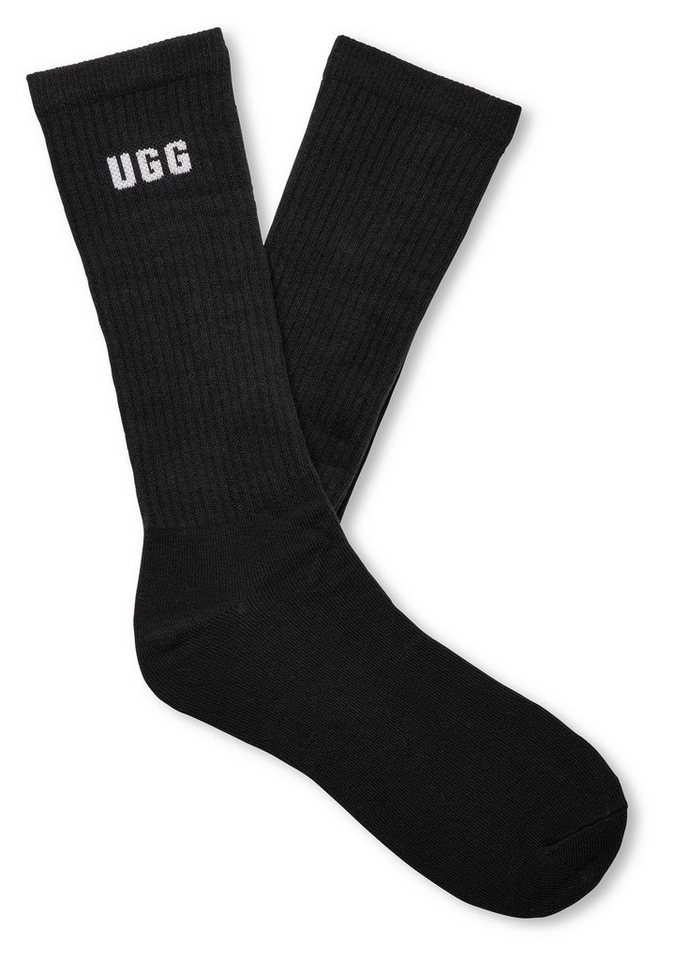 UGG Socken LEANDER LOGO CREW (2-Paar) Unisex, One Size 41-46 Strümpfe mit UGG-Markenlogo – Bild 5 von 5