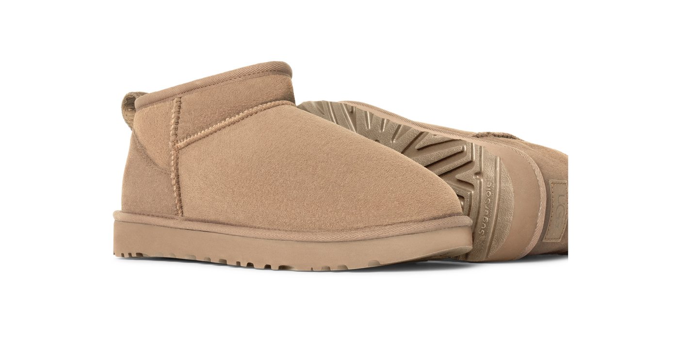 UGG Unisex, W CLASSIC ULTRA MINI Schlupfboots, Bequemschuh, Flats, Hausschuh, Freizeitschuh mit Logopatch – Bild 2 von 5