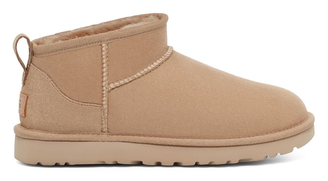 UGG Unisex, W CLASSIC ULTRA MINI Schlupfboots, Bequemschuh, Flats, Hausschuh, Freizeitschuh mit Logopatch – Bild 4 von 5
