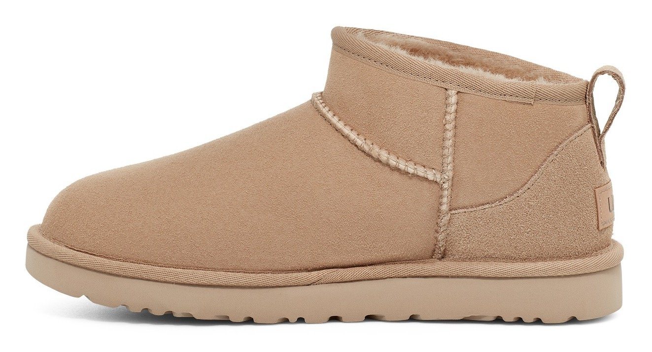 UGG Unisex, W CLASSIC ULTRA MINI Schlupfboots, Bequemschuh, Flats, Hausschuh, Freizeitschuh mit Logopatch – Bild 5 von 5