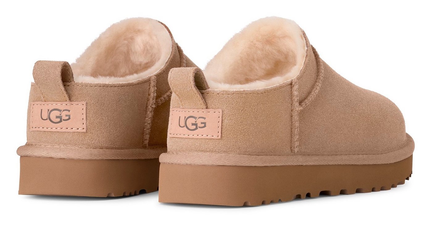 UGG Unisex CLASSIC MICRO Clog Homeslippers, Pantoffel, Schlupfschuh im neuen Design – Bild 3 von 5