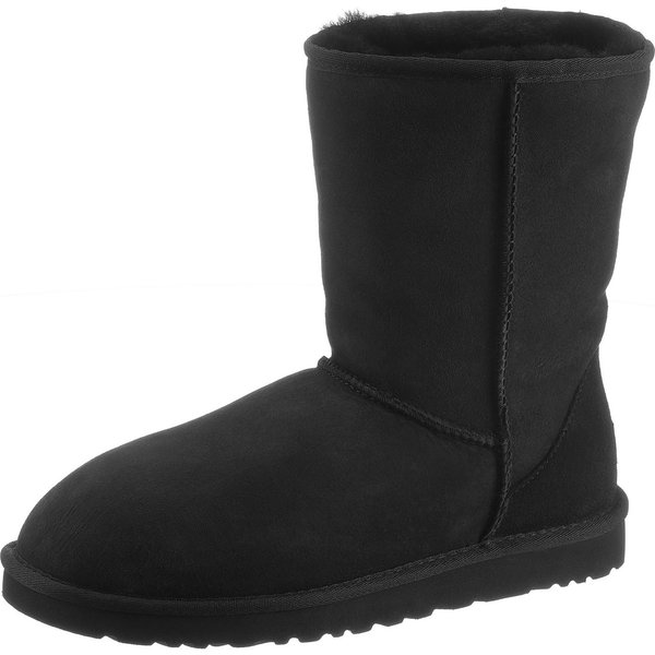 UGG UNISEX, Classic Short Winterboots Stiefel, Schlupfboots mit modischen Ziernähten