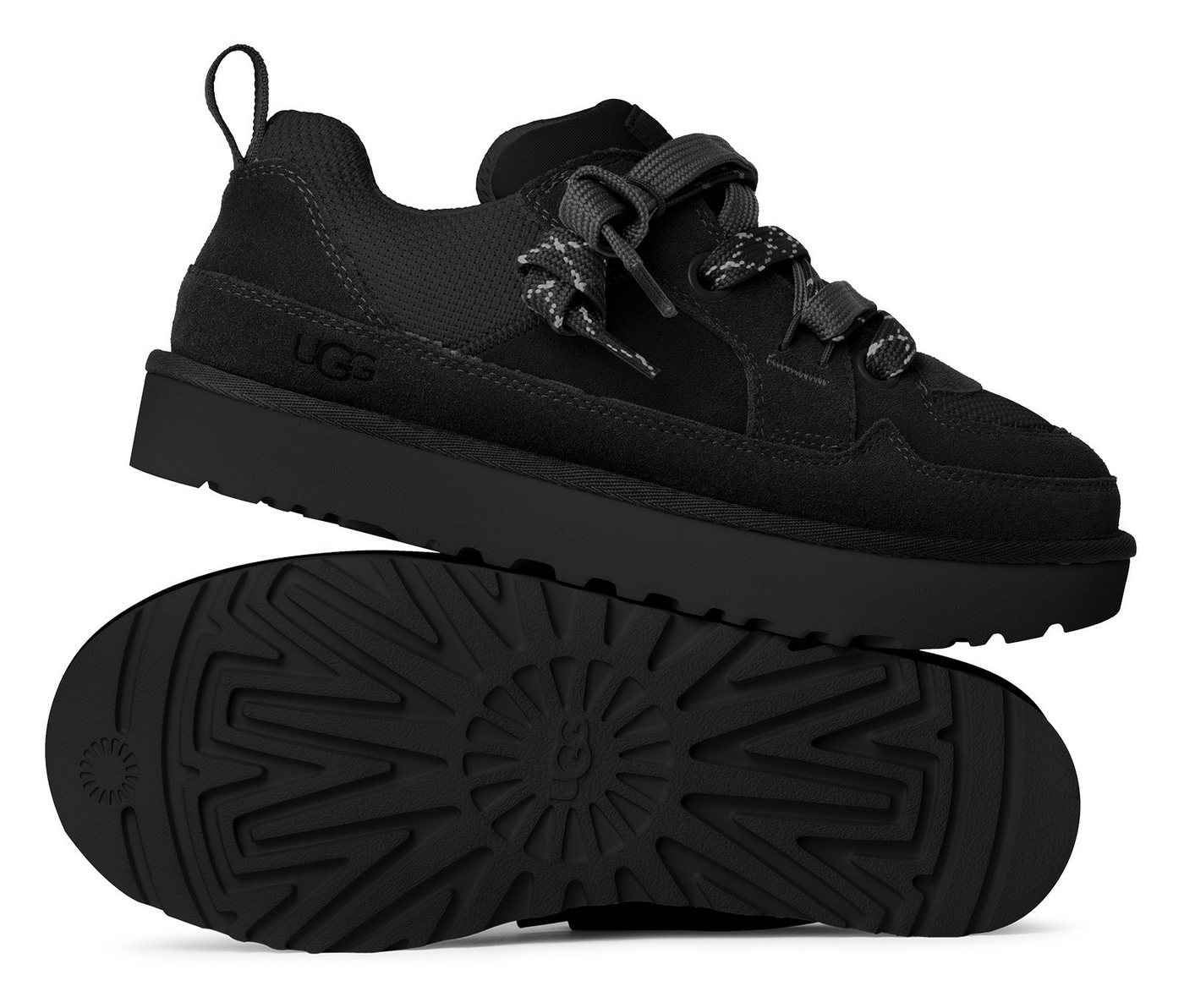 UGG Unisex LO LOWMEL Sneaker, Halbschuh, Schnürschuh Freizeitschuh mit trendiger Laufsohle – Bild 2 von 5