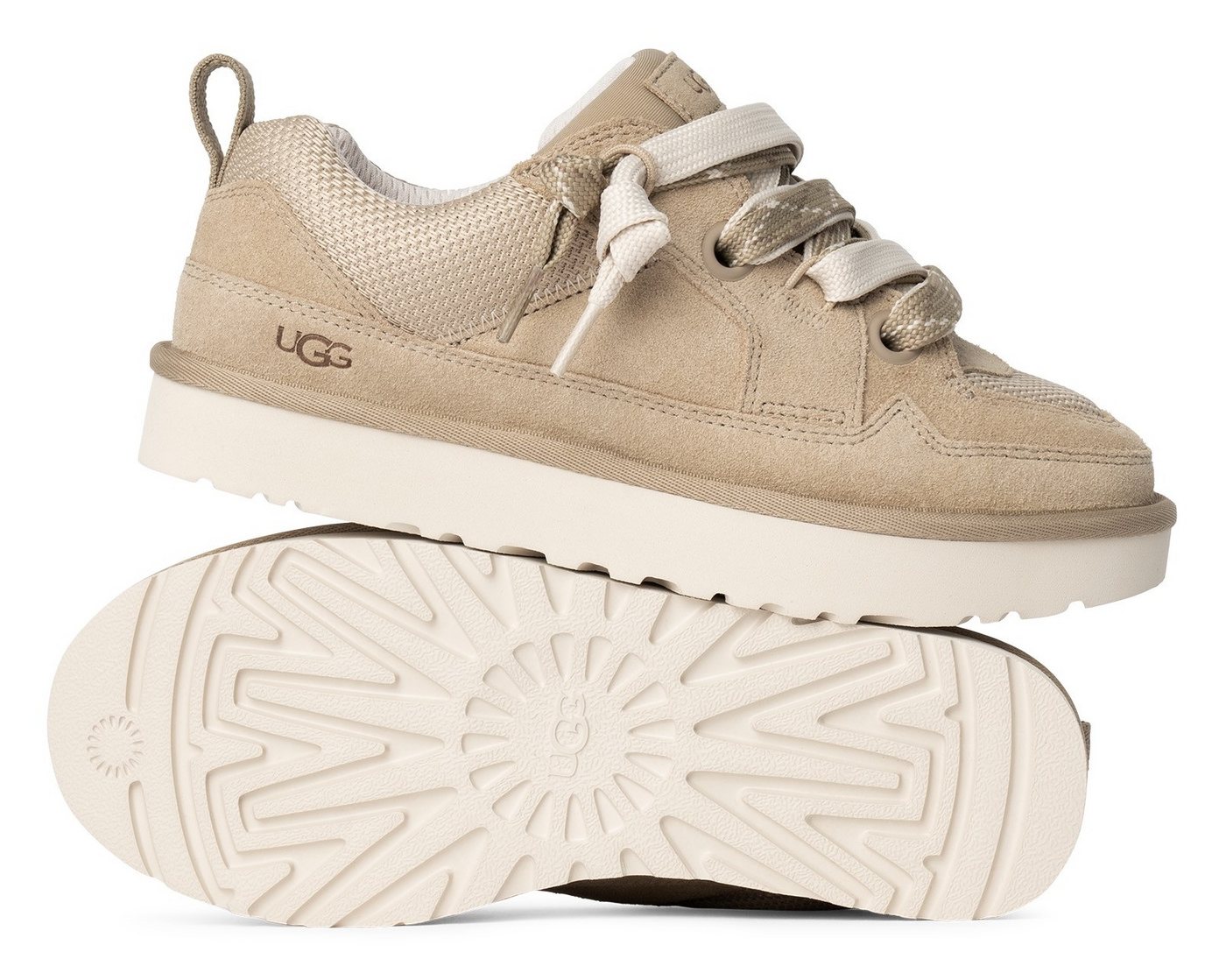 UGG Unisex LO LOWMEL Sneaker, Halbschuh, Schnürschuh Freizeitschuh mit trendiger Laufsohle – Bild 2 von 5