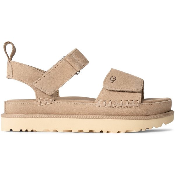 UGG W GOLDENSTAR Sandale, Plateausandale, Sandalette mit zwei Klettverschlüssen