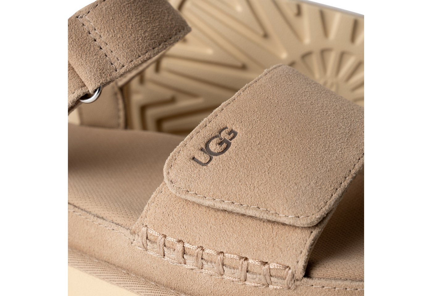 UGG W GOLDENSTAR Sandale, Plateausandale, Sandalette mit zwei Klettverschlüssen – Bild 3 von 5