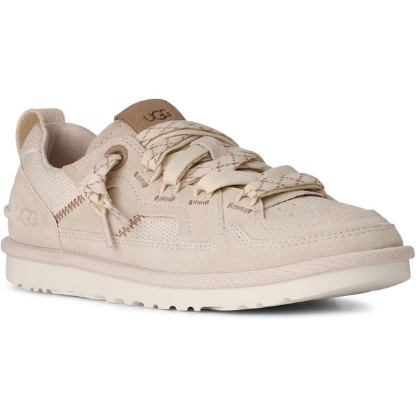 UGG W MINIMEL Sneaker Halbschuh, Low Profile Schnürer mit praktischer Anziehlasche