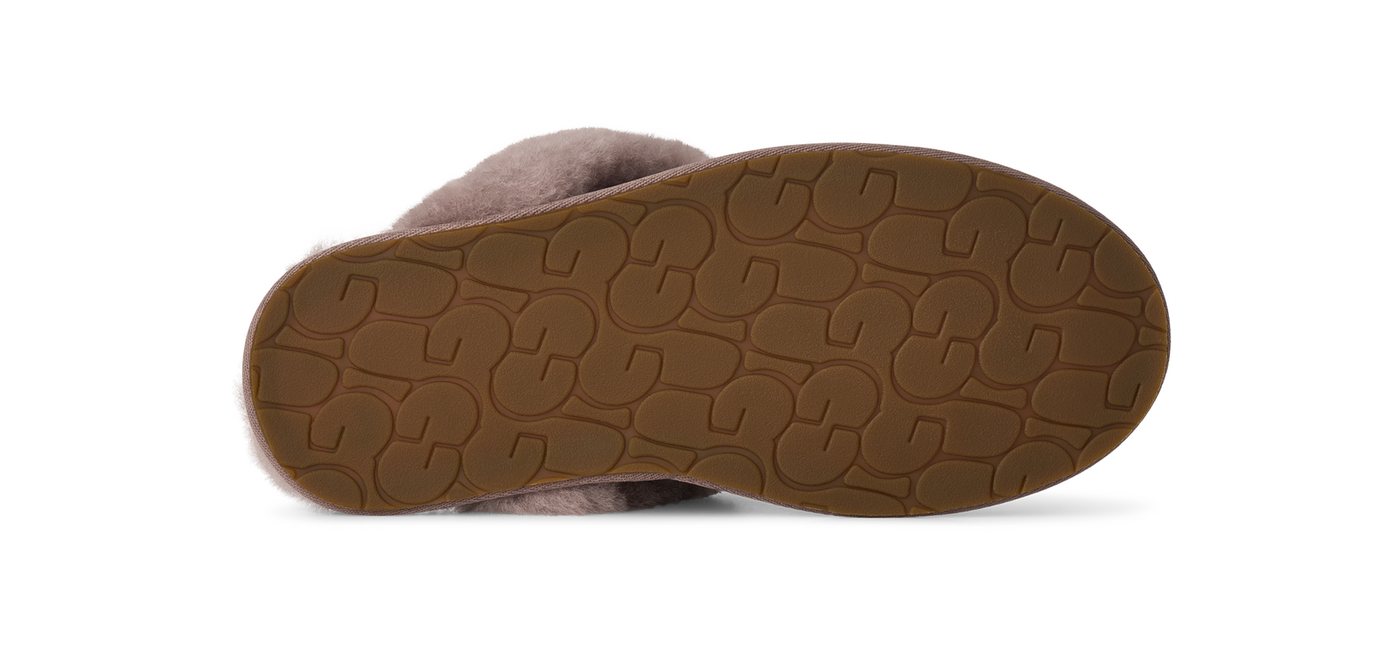 UGG W SCUFFETTE II Clog Hausschuh, Schlupfschuh mit Fellimitat-Kragen – Bild 4 von 5