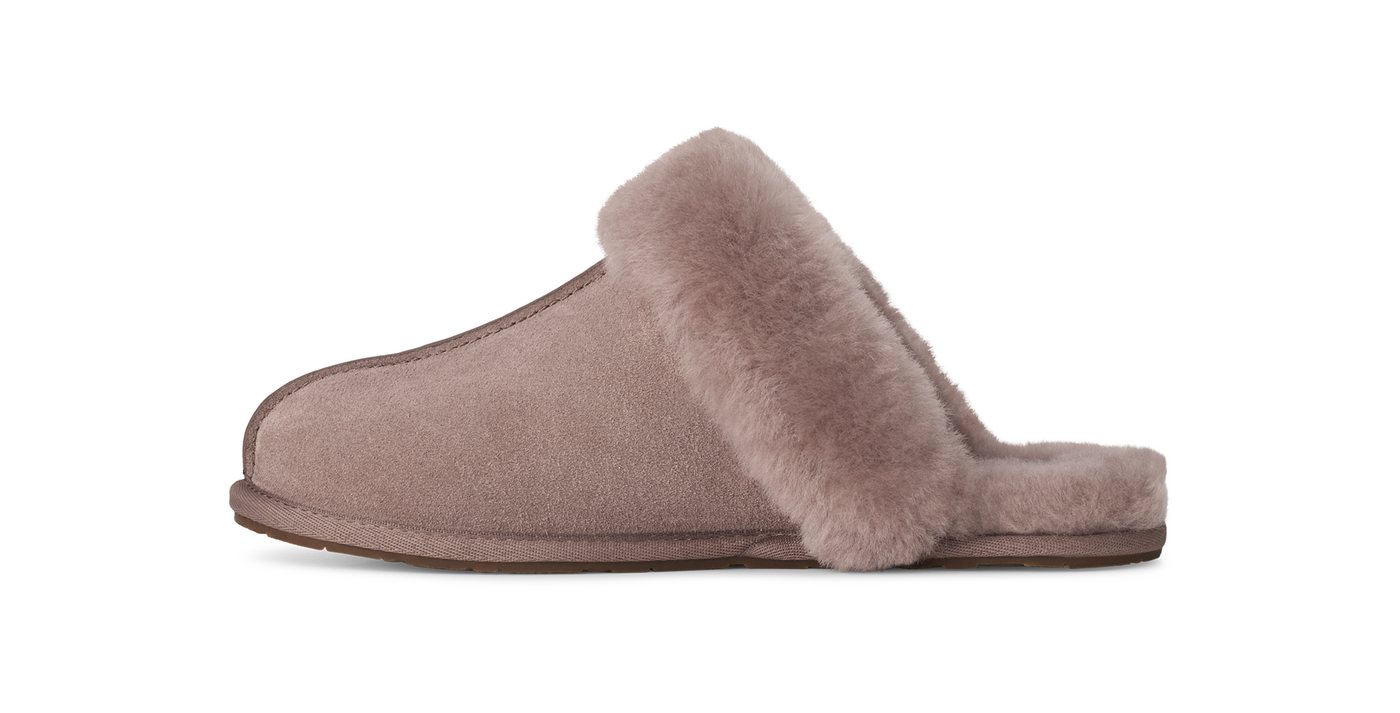 UGG W SCUFFETTE II Clog Hausschuh, Schlupfschuh mit Fellimitat-Kragen – Bild 5 von 5
