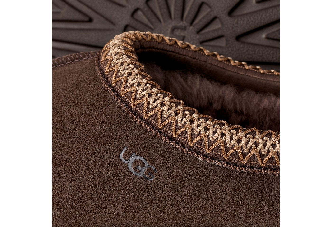 UGG W TASMAN II Slipper Homeslipper, Schlupfschuh, Clog mit Textilband verziert – Bild 2 von 5