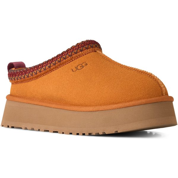 UGG W TAZZ II Slipper Pantoffel, Schlupfschuh, Mule mit Textilborde im Ethno-Look