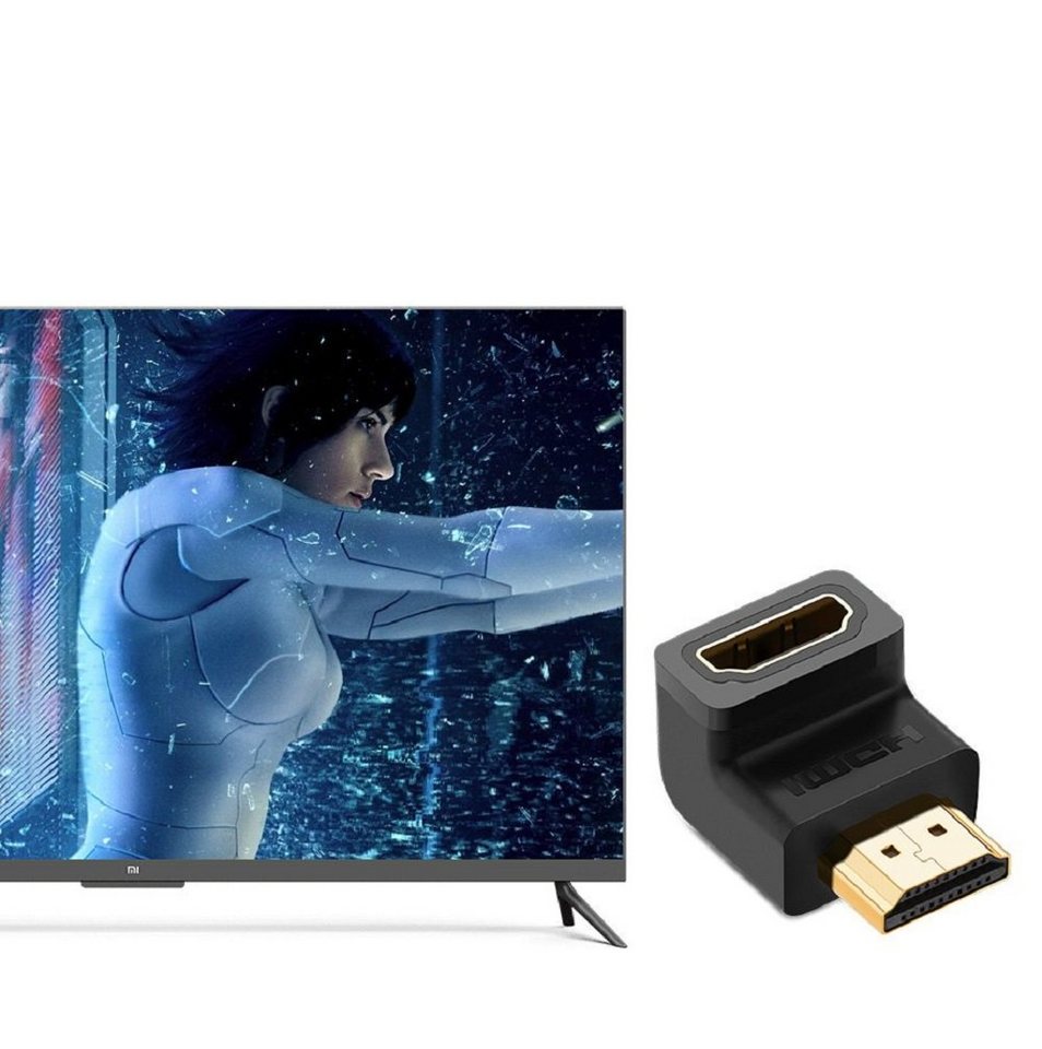UGREEN Adapter Winkelstecker HDMI unten Videokabel Abgewinkelter HDMI-Adapter – Bild 3 von 3