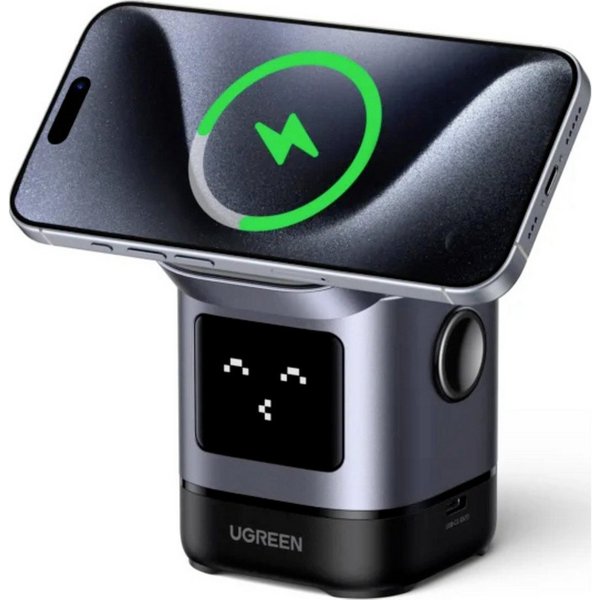 UGREEN UGREEN Induktions-Ladegerät 20 W Uno W709 45775 Ausgänge 1x Apple Mag Induktions-Ladegerät (Uno W709)