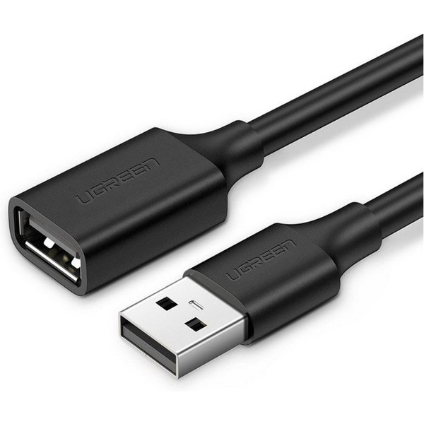 UGREEN Kabeladapter USB (weiblich) - USB (männlich) 2m schwarz (10316) Adapter