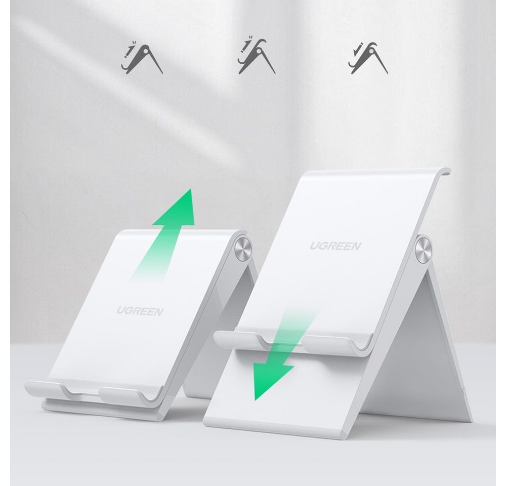 UGREEN Smartphone-Halterung Schreibtischständer Höhe verstellbar Handy-Halterung 4,7 bis 7,9 Zoll – Bild 2 von 5