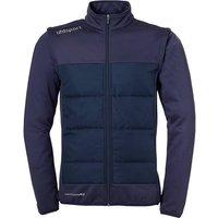 UHLSPORT Jacke ESSENTIAL MULTI WITH REM. SLEEVES, Größe XL in Blau