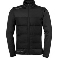 UHLSPORT Jacke ESSENTIAL MULTI WITH REM. SLEEVES, Größe XXL in Schwarz