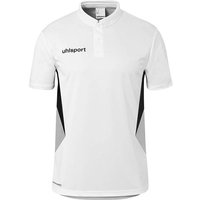 UHLSPORT POLO SHIRT Equipe 29, Größe L in Weiß