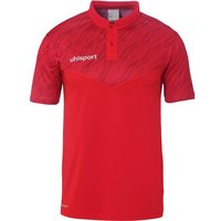 UHLSPORT POLO SHIRT Progressive 28, Größe 4XL in Rot