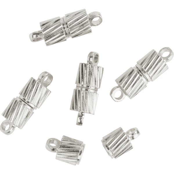 UIT Schmuckset Magnet-Verschluss Bow, 5 Stk., silberfarben