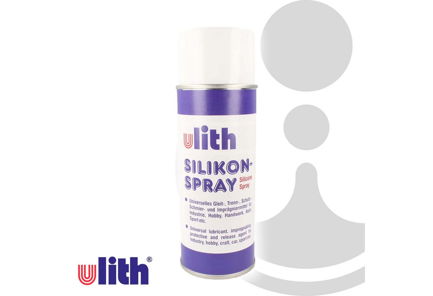 Ulith Multifunktionsöl Silikonspray 400 ml Sprühdose (Gleit-Trenn,-Schmier,- und Schutzspray) – Bild 2 von 3