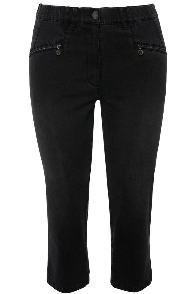 Ulla Popken 7/8-Hose 7/8-Jeans Mony Elastikbund Reißverschlusstaschen – Bild 2 von 5