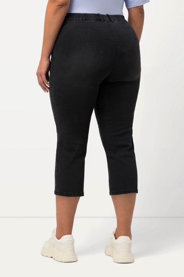 Ulla Popken 7/8-Hose 7/8-Jeans Mony Elastikbund Reißverschlusstaschen – Bild 3 von 5