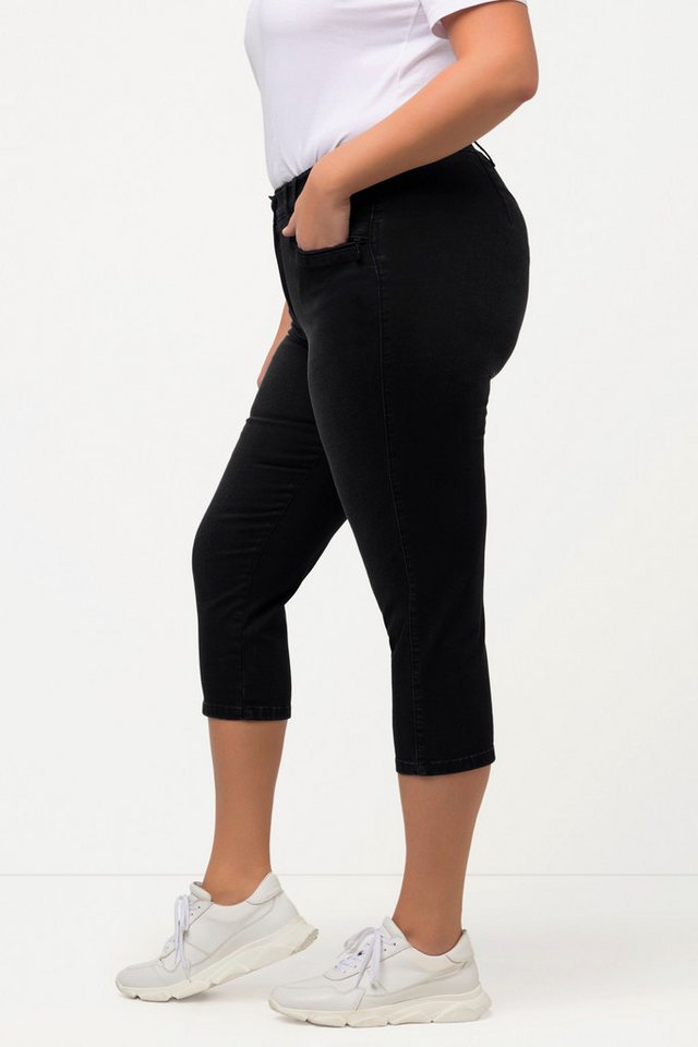 Ulla Popken 7/8-Hose 7/8-Jeans Mony Elastikbund Reißverschlusstaschen – Bild 4 von 5