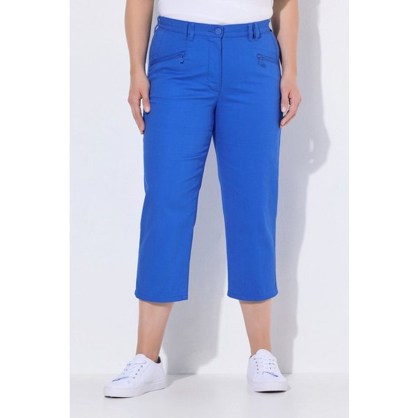 Ulla Popken 7/8-Hose 7/8-Jeans Mony Elastikbund Reißverschlusstaschen