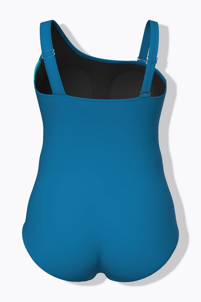 Ulla Popken Badeanzug Badeanzug Colorblocking Softcups Träger abnehmbar – Bild 4 von 4