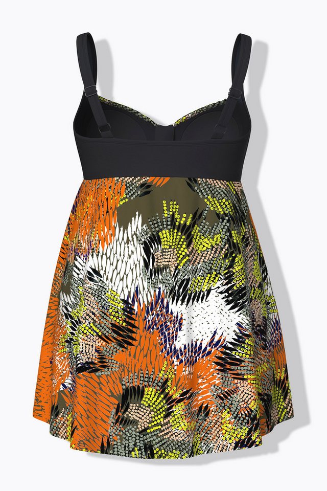 Ulla Popken Badekleid Badekleid Dschungel Softcups recycelt – Bild 4 von 4
