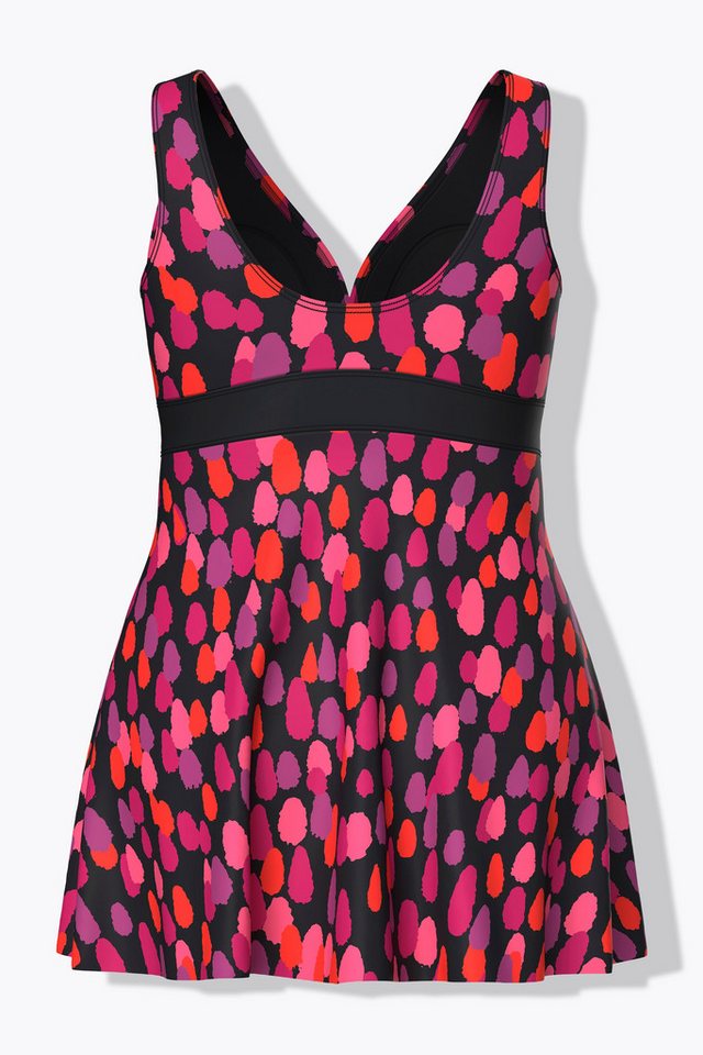 Ulla Popken Badekleid Badekleid Punkte Softcups recycelt – Bild 4 von 4