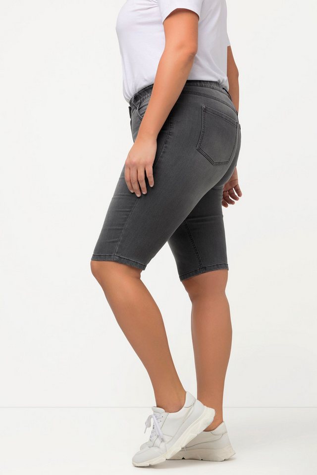 Ulla Popken Bermudas Jeansbermuda Mandy 5-Pocket-Form Komfortbund – Bild 4 von 5