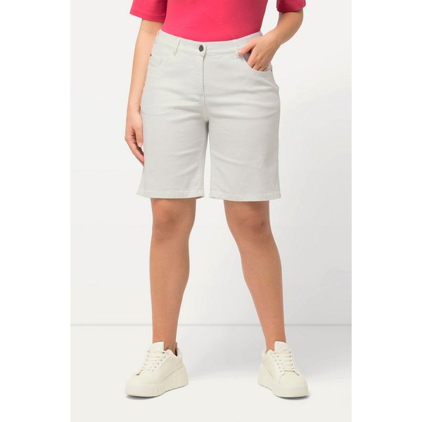 Ulla Popken Bermudas Jeansbermuda Mandy 5-Pocket-Form Komfortbund