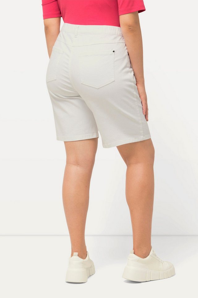 Ulla Popken Bermudas Jeansbermuda Mandy 5-Pocket-Form Komfortbund – Bild 3 von 5