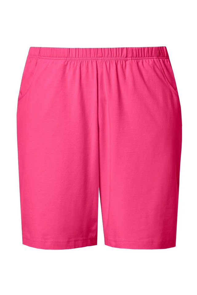 Ulla Popken Bermudas Jerseyshorts Taschen Elastikbund – Bild 2 von 4