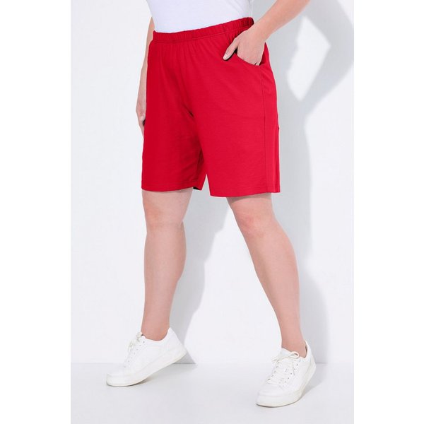 Ulla Popken Bermudas Jerseyshorts Taschen Elastikbund