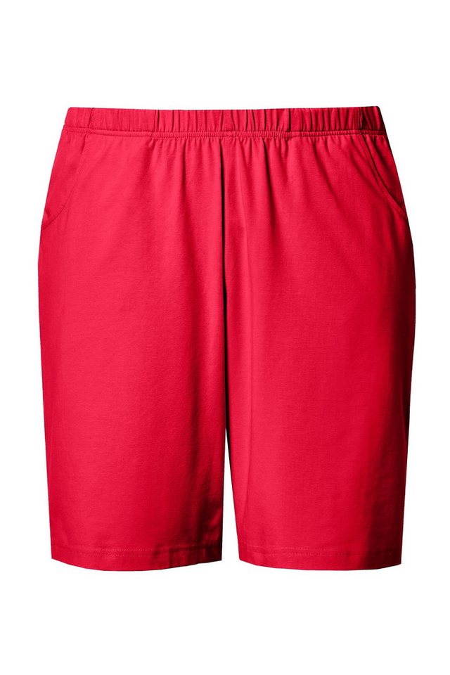 Ulla Popken Bermudas Jerseyshorts Taschen Elastikbund – Bild 2 von 4
