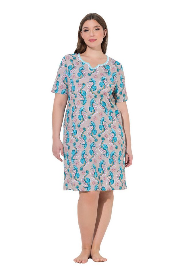 Ulla Popken Bigshirt Bigshirts 2er-Pack Seepferdchen – Bild 2 von 4
