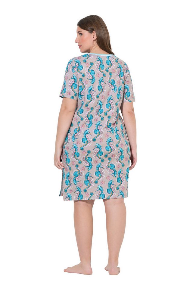 Ulla Popken Bigshirt Bigshirts 2er-Pack Seepferdchen – Bild 3 von 4