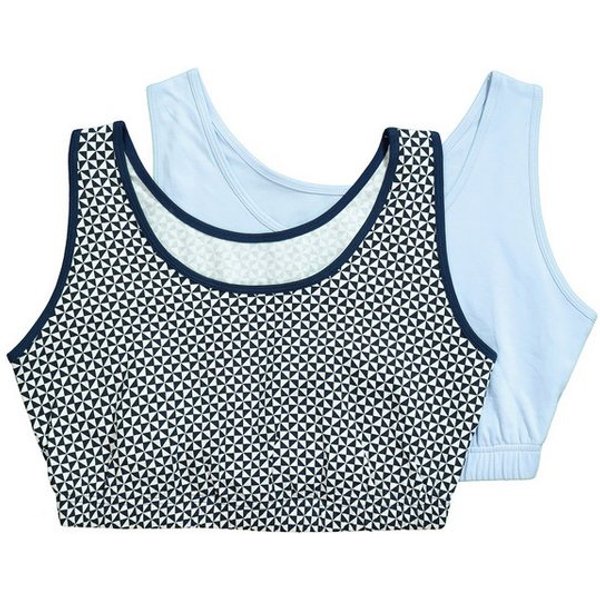 Ulla Popken Bustier Bustiers 2er-Pack Herzen/uni