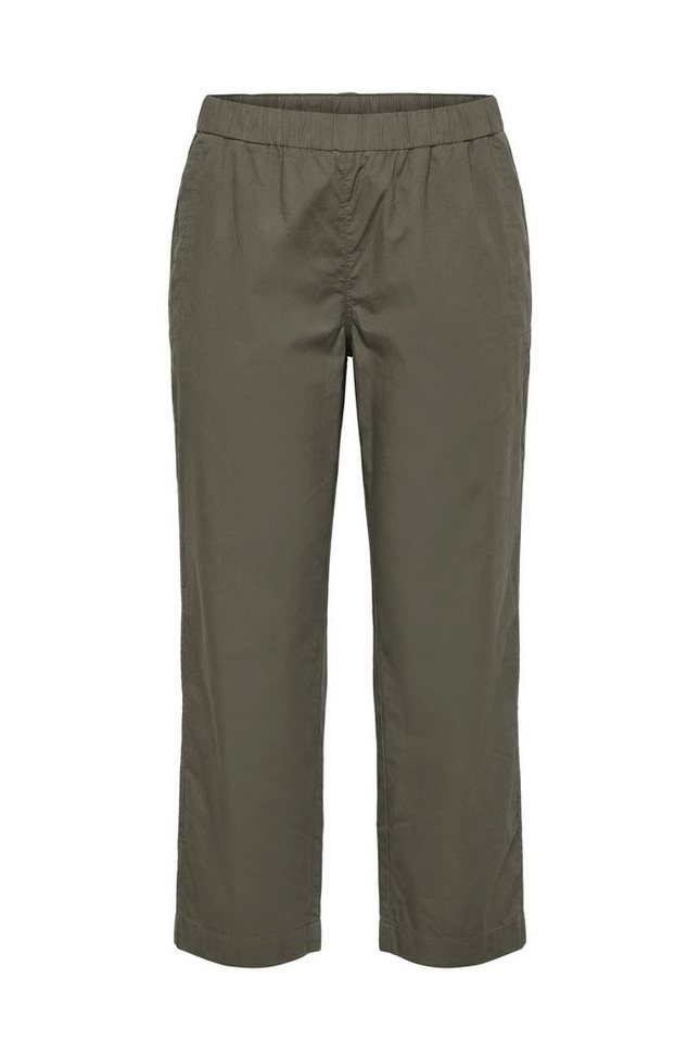 Ulla Popken Chinohose 7/8-Chinohose Ruby Elastikbund weites gerades Bein – Bild 2 von 4