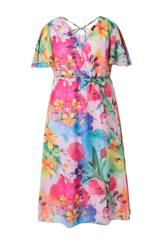 Ulla Popken Cocktailkleid Maxi-Chiffonkleid – Bild 2 von 4