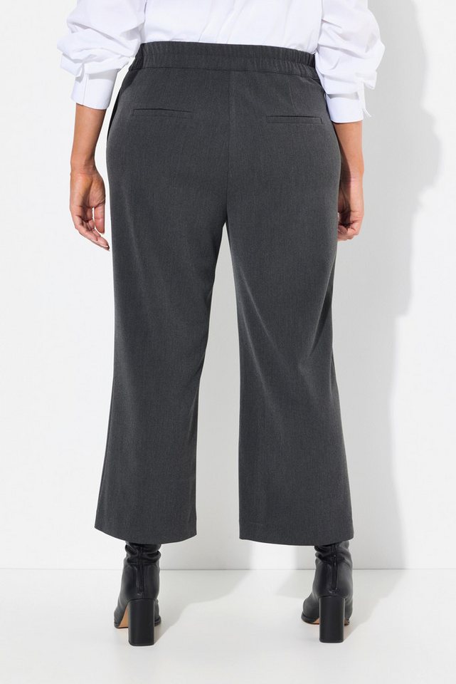 Ulla Popken Culotte Culotte weites Bein Elastikbund Viskose-Stretch – Bild 3 von 4