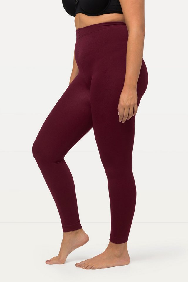 Ulla Popken Feinstrumpfhose Thermo-Strumpfleggings Elastikbund – Bild 4 von 5