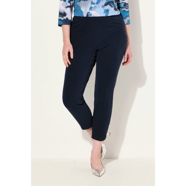 Ulla Popken Funktionshose 7/8-Hose schmales Bein Elastikbund