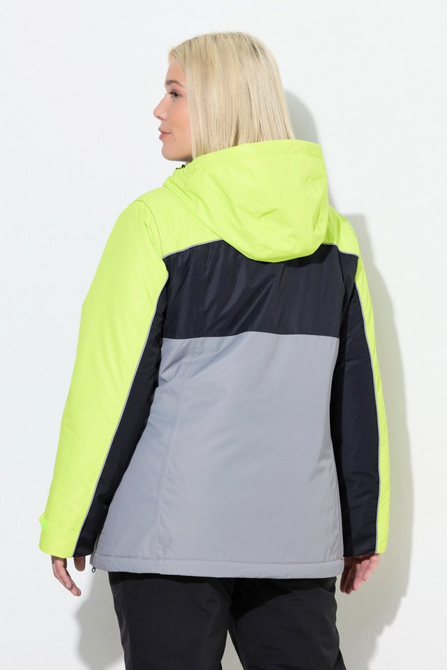 Ulla Popken Funktionsjacke HYPRAR Performance-Jacke wasserdicht 2-Wege-Zipper – Bild 3 von 4