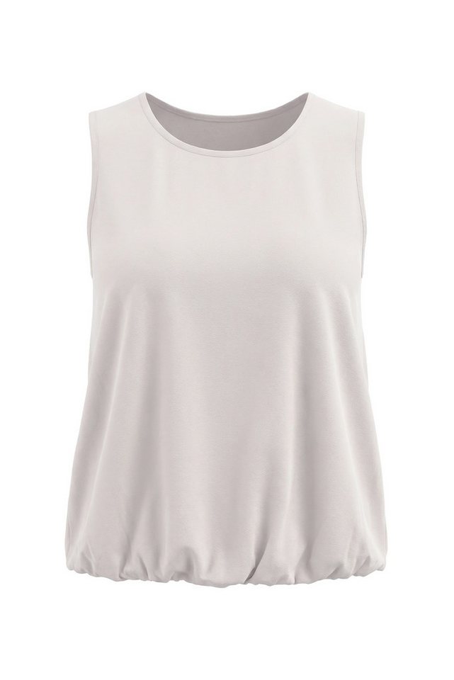 Ulla Popken Longtop Top Ballonsaum Classic Rundhals ärmellos – Bild 2 von 4