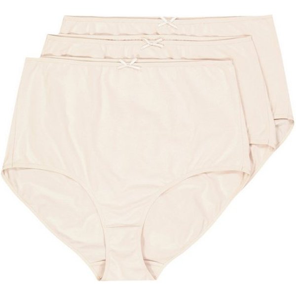 Ulla Popken Maxislip Maxislips 3er-Pack einfarbig