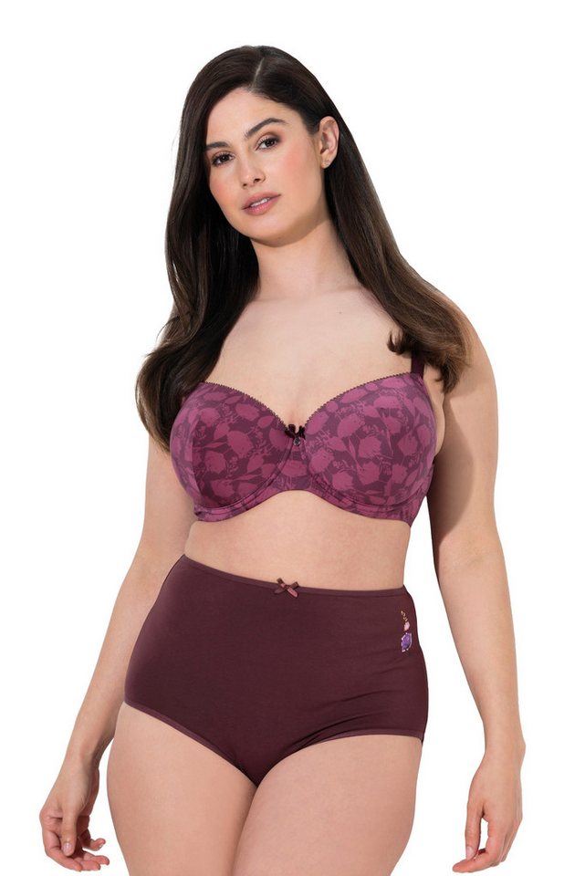 Ulla Popken Maxislip Maxislips 5er-Pack seitliche Blüte – Bild 2 von 4